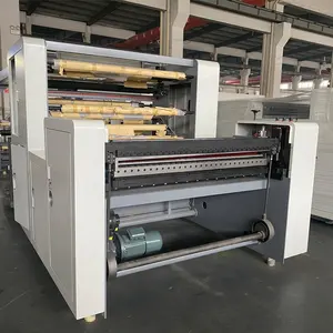 Professionele Fabriek Automatische Papierrol Naar Blad Converter Met Multi-Sheet Label Cutter En Sticker Sterven Snijmachine