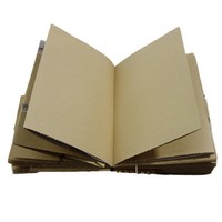 Cuaderno de Viaje DIY con Cubierta de Tela, Anillas, Tapa Dura, Hojas de Relleno, Estilo Retro Nostálgico, Páginas Interiores en Blanco, Material para DIY