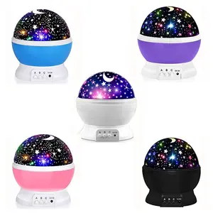 moon/stars light starry projection 360 degrees rotation starry light full starry night light manufacturers