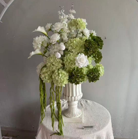 Bouquet de fleurs artificielles personnalisé M-FB17, centre de table, boule de fleurs, arrangement de mariage, décoration