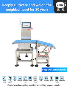 J-Sky 맞춤형 벨트 체크 바이거 식품 컨베이어 스케일 분류 기계 고기 베이커리 스낵을위한 고정밀 동적 계량 시스템 - Product Image 2