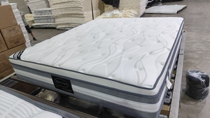 Colchón Híbrido de Espuma Viscoelástica <span class=keywords><strong>Queendom</strong></span> Comfort, Reversible, Hipoalergénico, Refrigerante, Convertible, para Uso Hospitalario y Hotelero, 30 cm de Grosor - Product Image 5