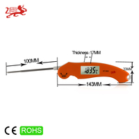 Termometer Makanan Digital Bacaan Instan Akurasi Tinggi 0.1 ℃   -50 ℃ ~300 ℃   Termometer Daging Bertenaga LR44 untuk Memanggang Steak, Penggunaan Dapur