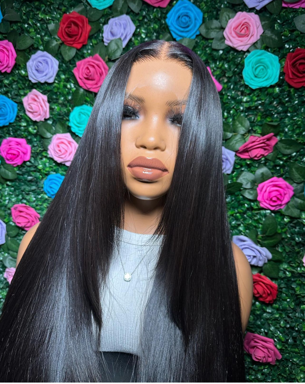 hd 4*4 cosure straight wig