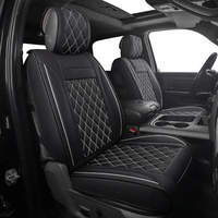 Housses de siège avant JOJOBAY pour Dodge Ram 2009-2025 1500/2500/3500 HD Truck Crew/Regular/Quad/Mega Cab Protection imperméable en similicuir