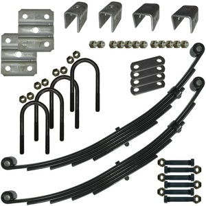 Nouvelle suspension à ressorts à lames égalisatrices en acier à double œil pour <span class=keywords><strong>remorque</strong></span> de bateau, haute performance, noire, 2/3/4 essieux, charge utile maximale 1060-7000 lbs - Product Image 1