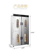 Professionele Dehydrator voor Fruit, Industrieel Vlees, Cassave, Automatische Elektrische Fruit- en Groentebestrijkmachine