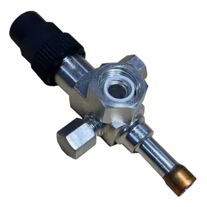 Rotalock válvulas fornecem um ponto de acesso e isolamento conveniente removível para serviço na refrigeração e equipamentos de bomba de calor