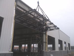 Bâtiments d'entrepôt préfabriqués de style industriel en structure <span class=keywords><strong>métallique</strong></span> modulaire personnalisée en usine - Product Image 1