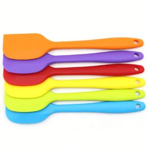 Espátula de Silicona Resistente al Calor de 8 y 11 Pulgadas, Utensilio de Cocina Antiadherente para Repostería, Raspador de Mantequilla - Product Image 1
