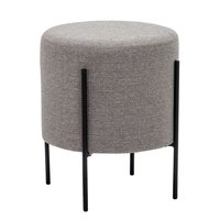 Pouf rond en velours pour le maquillage, base en métal, poufs de sol pour le salon, vente en gros