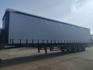 Nouvelle <span class=keywords><strong>remorque</strong></span> transport de marchandises rideau latéral demi <span class=keywords><strong>suspendu</strong></span> 3 essieux 4 essieux 30 tonnes 60 tonnes <span class=keywords><strong>remorque</strong></span> de cargaison - Product Image 5