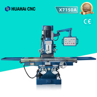 Machine de fraisage CNC verticale automatique universelle à 3 axes X7150A, robuste, multifonctionnelle, 380V/220V, cône de broche 7:24, ISO50