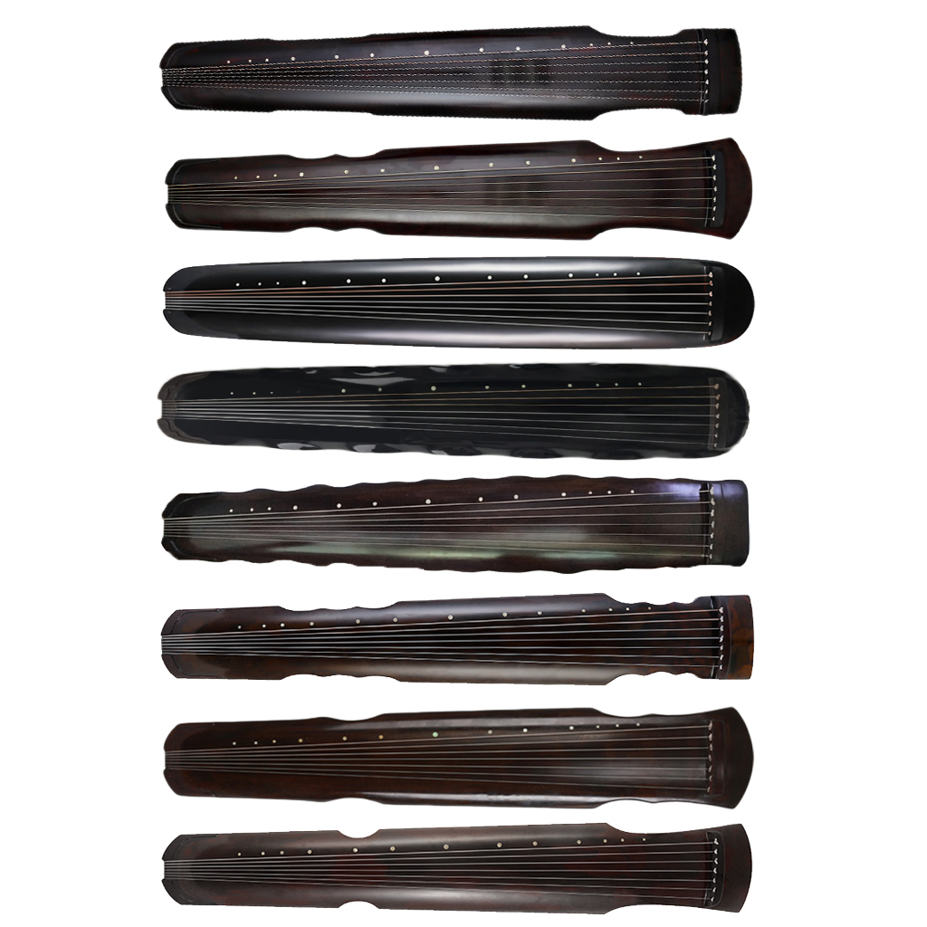 NAOMI Guqin 7 Strings Chinese Zither Musical Instrument Lacquered