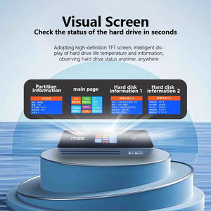 ITGZ双协议NVMe M.2固态硬盘铝外壳10Gbps C型USB 3.2外置硬盘智能屏幕显示器 - Product Image 4