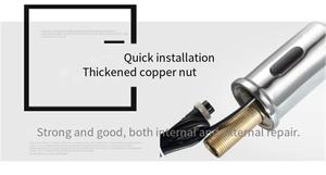 Offre Spéciale Chrome Automatique Capteur Bassin Robinet Brossé Finition Laiton Zinc Robinets D'eau En Céramique pour École Salle De Bains Évier Électrique - Product Image 5