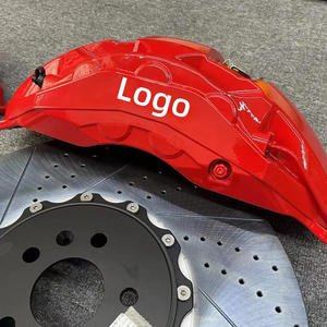 Pour <span class=keywords><strong>AP</strong></span> <span class=keywords><strong>Racing</strong></span> haute qualité 6 Piston étrier de frein Kit BBK Rotor de frein pour 18/19/20 jante roue avant rouge couvre nouvel état - Product Image 6