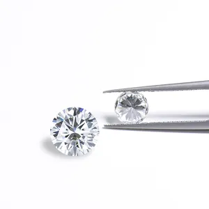 Wholesale small size lab created diamond Hpht/ CVD Lab Grown Loose Diamond Transparent DEF Diamond