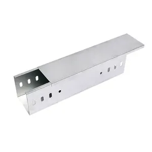 Vente en gros de gaines de câblage pré-galvanisées de 100*100 mm et toutes tailles personnalisées avec couvercle, gaines de câblage GI - Product Image 2