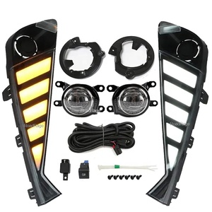 Bộ đèn sương mù LED chạy ban ngày cho Toyota C-HR CHR 2019 2020 2021 2022, tích hợp đèn xi nhan, đèn sương mù, kèm bóng đèn và viền đèn - Product Image 1