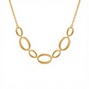 Pulsera Geométrica de Cadena Grande de Acero Inoxidable <span class=keywords><strong>Estilo</strong></span> Europeo y Americano para Mujer con Acabado Dorado, <span class=keywords><strong>Adornos</strong></span> Sencillos para la Mano - Product Image 1