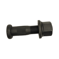 Nouvelles pièces automobiles : Vis de fixation de roue, goujon de moyeu, boulon de roue 40Cr Grade 10.9/12.9 pour véhicules lourds ROR M22X1.5*110mm