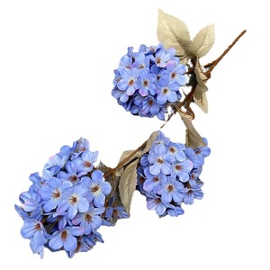 Flores Artificiales Queyiyi, Ramas de Hortensias en Forma de Copo de Nieve de 3 Cabezas, de 30cm a 100cm, para Decoración de Bodas y Hogar - Product Image 4