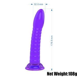 أداة استمناء نسائية شهيرة من مادة PVC صغيرة وواقعية لتحفيز بقعة جي سبوت، قضيب اصطناعي ضخم للبالغين مزود بكأس شفط للنساء - Product Image 6