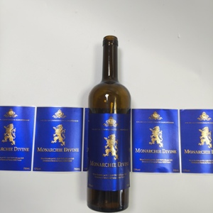 <span class=keywords><strong>B</strong></span>ền tự dính không thấm nước giấy nhãn rượu dán Lá Nóng dập nổi kết thúc chống tia cực tím tùy chỉnh - Product Image 2