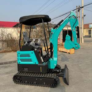 <span class=keywords><strong>Mini</strong></span>-excavatrice sur pneus Hyundai Kobelco <span class=keywords><strong>Volvo</strong></span> Kubota Huayee 2024 Hy14C Sk40 G740 G U35-4 Kx040 Tranch Digger 4 temps - Product Image 1