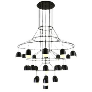 Lámpara de Araña LED de Hierro de Estilo Nórdico, Creativa, Geométrica, con Altura Ajustable, Moderna, Minimalista, Regulable, para Salas de Estar, Hoteles - Product Image 5