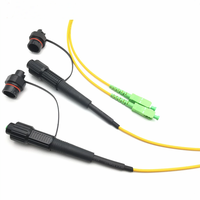 Câble de raccordement en Fiber optique SC/APC, raccordement avec Mini connecteur HUAWEI, électronique, étanche IP67, pour l'extérieur