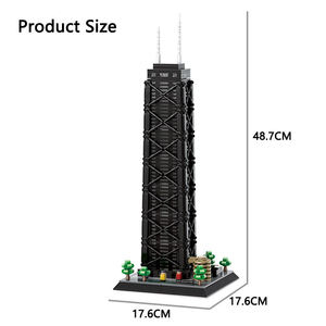 Wange 5250 John Hancock Center, Bloques de Construcción Creativos Personalizados, Modelo de Ladrillos, Juego de Bloques de Construcción para Niños, Juguete de Plástico al por Mayor - Product Image 4