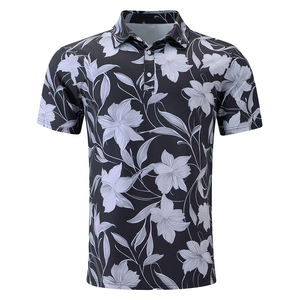 OEM Logo personnalisé T-Shirt de haute qualité à séchage rapide pour hommes Manches courtes Golf pour Polo 86% Polyester 14% Spandex Impression numérique - Product Image 5