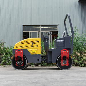 HIGHTOP-Rouleau de route à double tambour de <span class=keywords><strong>2</strong></span>.5 tonnes, HT-JS2500 de pneu de moteur diesel, petit rouleau pour projet routier - Product Image 2