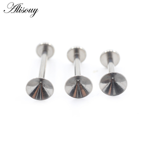 Alisouy 1 Peça Piercing de Titânio com Rosca para Orelha (Tragus, Helix), Labret, Piercing Labial, Piercing de Cartilagem, Brinco, Presente de Casamento - Product Image 3