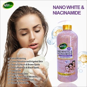 Hot bán 1000ml Gel tắm cà rốt & nghệ tắm tắm tẩy tế bào chết làm trắng nuôi dưỡng làn da dưỡng ẩm làm mới khuôn mặt & chăm sóc cơ thể - Product Image 2