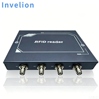 Lecteur RFID UHF fixe Invelion Impinj E710, 4/8/16 ports, portée longue distance 30M, SDK Java gratuit pour le suivi des stocks d'entrepôt