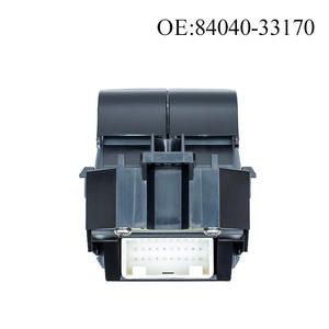 Botones de Interruptor de Ventana para Toyota Camry y C-HR 2018-2020, Material ABS, para Vehículos Nuevos y Usados, Modelo 84040-33170 - Product Image 1