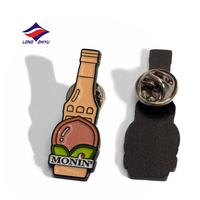 Longzhiyu - Pin Metálico Personalizado de 20 Años de Experiencia en la Industria del Vino, Pin de Esmalte Duro con Logotipo de Fábrica OEM para Regalos Empresariales
