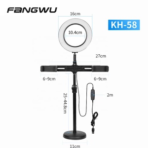 3 Telefone Kamera <span class=keywords><strong>LED</strong></span> Foto ausrüstung Selfie Ring Licht für Livestream - Product Image 2