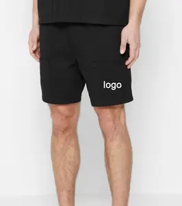 Traditional style high quality twill pro rugby shorts with custom logo