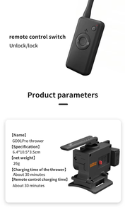 高品质无人机便携式空投系统投掷器吊架500米距离Dji无人机Mavic Air 2s Dji迷你<span class=keywords><strong>3</strong></span>无人机配件 - Product Image 4