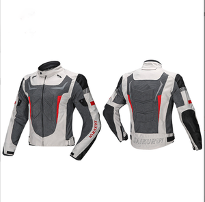 Giacca da Moto in Rete per Uomo e Donna, Abbigliamento Protettivo Traspirante con Protezione per il Collo, Tuta da Corsa Antiurto - Product Image 3