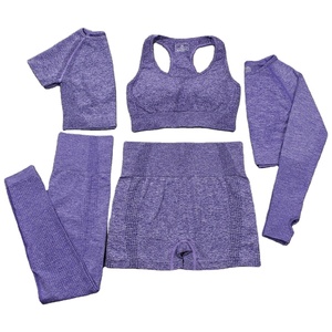 Ropa deportiva de verano para mujer, conjunto de Yoga, respetuoso con el medio ambiente, transpirable, 100% de algodón, entrenamiento, gimnasio, Sujetador deportivo, pantalones cortos, mallas superiores - Product Image 1