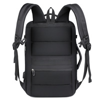 Sac à dos d'affaires unisexe personnalisé avec logo imprimé, grande capacité, extensible, étanche, en polyester Oxford, pour ordinateur portable