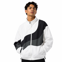 Blouson Bomber Léger 100% Nylon Ripstop Homme Streetwear Imprimé Résistant à l'Eau Extérieur Softshell Fermeture Éclair Personnalisé