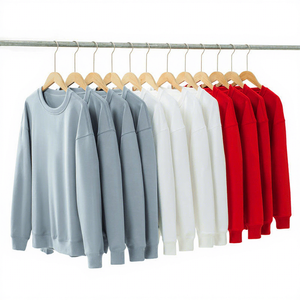 เสื้อสเวตเชิ้ตคอกลมผู้ชาย สีพื้น ทรงปกติ ผ้าฝ้ายถัก 100% สวมใส่สบายๆ สำหรับฤดูใบไม้ร่วง - Product Image 1