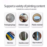 Impresora de Inyección de Tinta Portátil Industrial, Impresora de Tarjetas, Alimentada por Batería, Compatible con Múltiples Idiomas, Impresión de Logotipos, Texto y Datos Variables