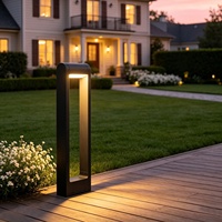 Lampe de jardin pour cour, étanche IP54, LED, à brancher, pour villas et jardins - Éclairage d'ambiance